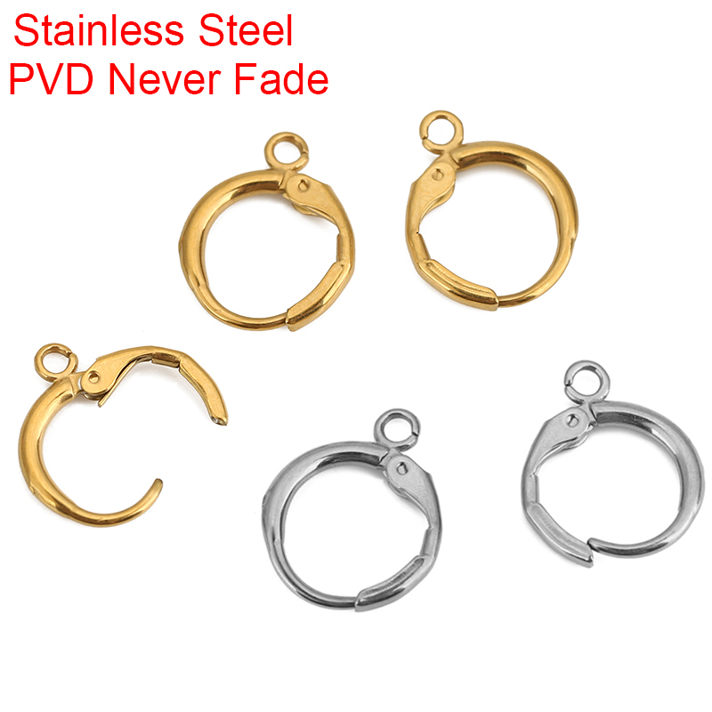 Jewelry Making Metal - 10pcs PVD Never Fade Stainless Steel