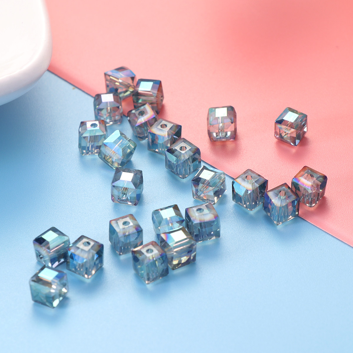 Jewelry Making Adults - 50Pcs Premium Crystal Beads 8Mm Colorful