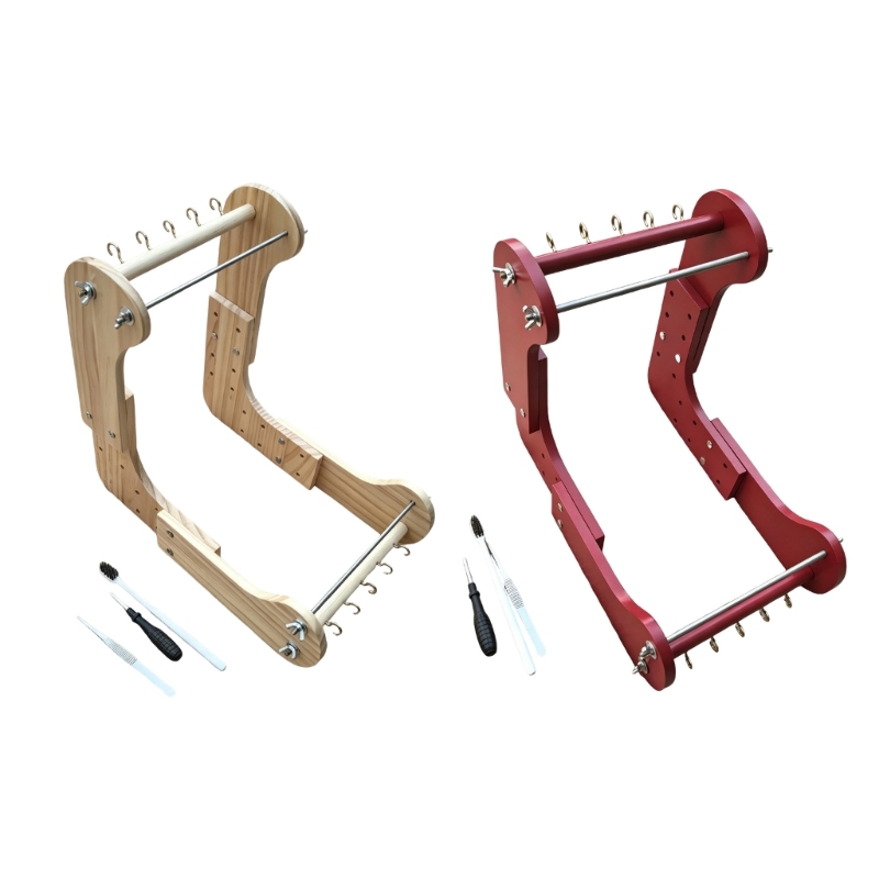 Jewelry Making Workshop - Tabletop Bead Loom Adjustable Wooden Frame