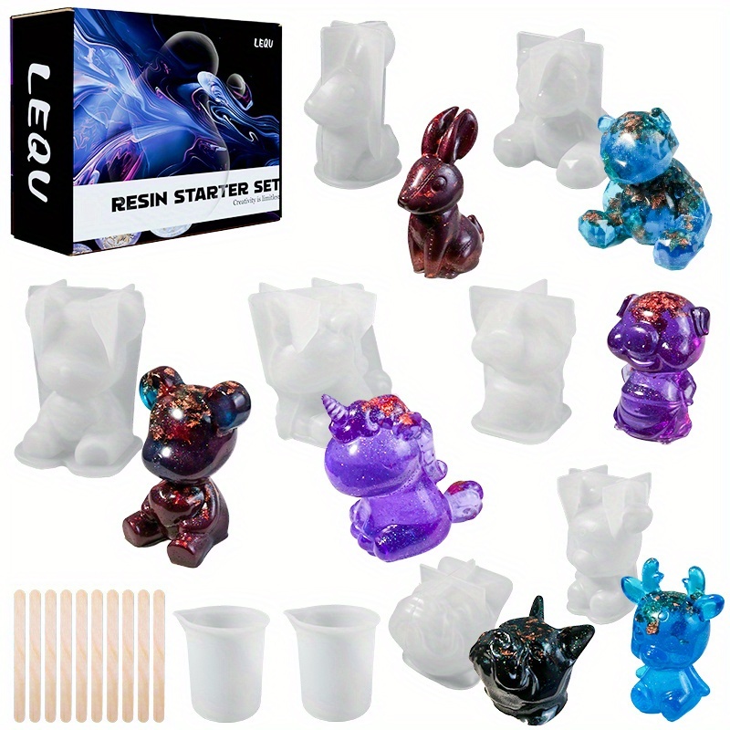 Jewelry Making Mold - 19pcs Resin-Made Mold Set, Suitable for