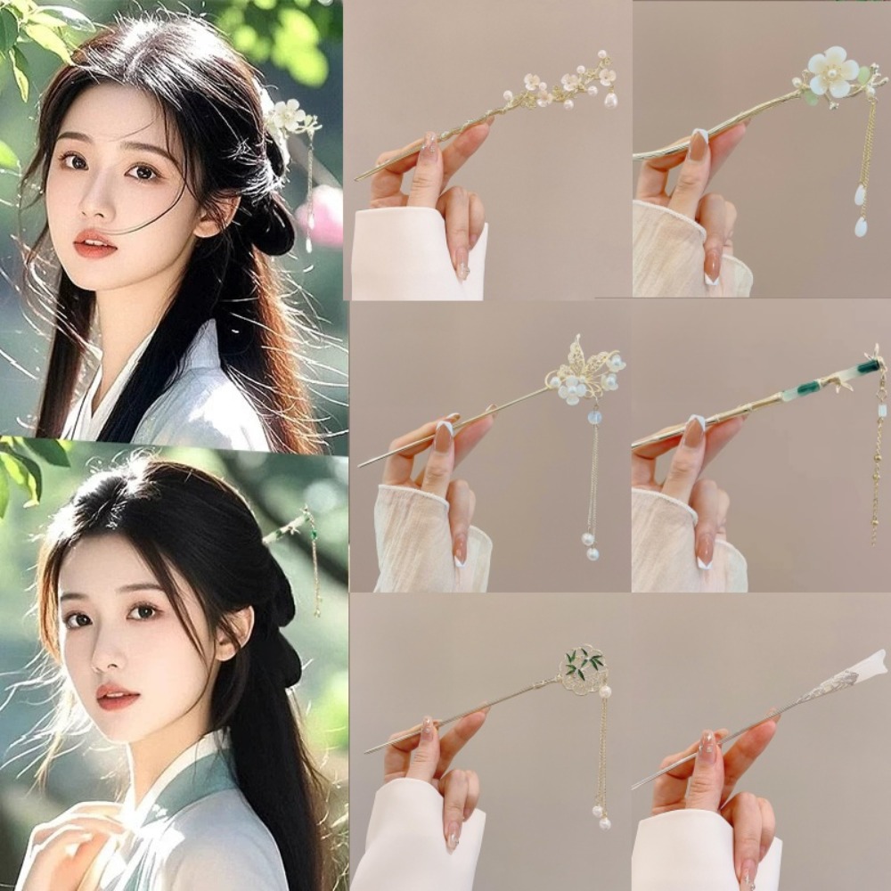 Jewelry Making Adults - 1/6pcs Elegant Chinese Style Tassel Hair