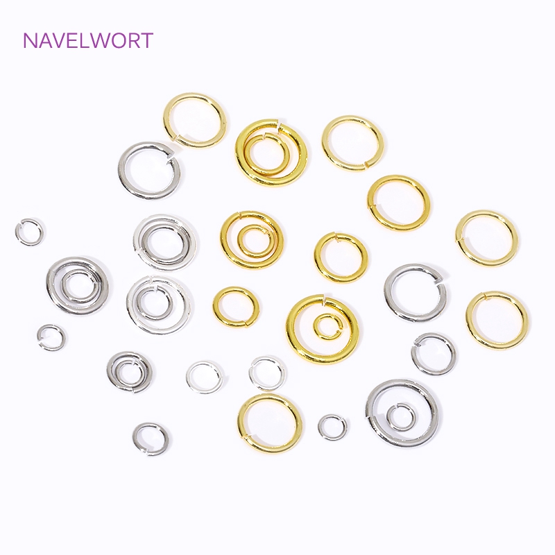 14K/18K Gold Plated Split Ring - огляд і ціна Jewelry Making Jump Rings