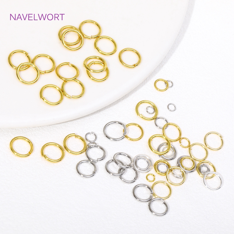 14K/18K Gold Plated Split Ring - огляд і ціна Jewelry Making Jump Rings