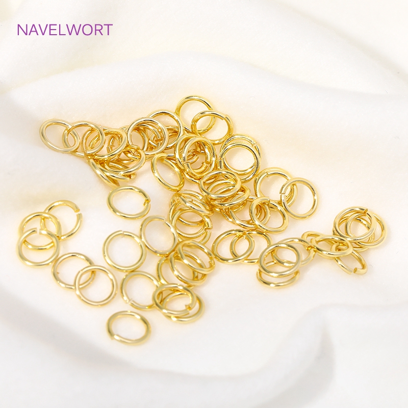 14K/18K Gold Plated Split Ring - огляд і ціна Jewelry Making Jump Rings