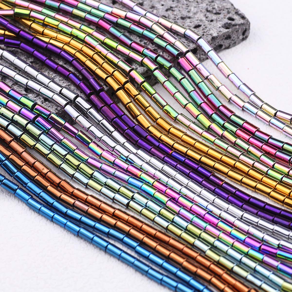 Golden Color Plated Straight T - огляд і ціна Seed Bead Tube