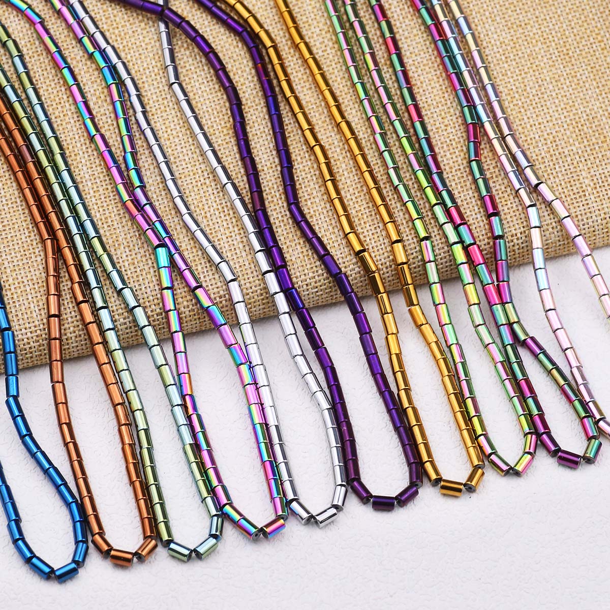 Golden Color Plated Straight T - огляд і ціна Seed Bead Tube