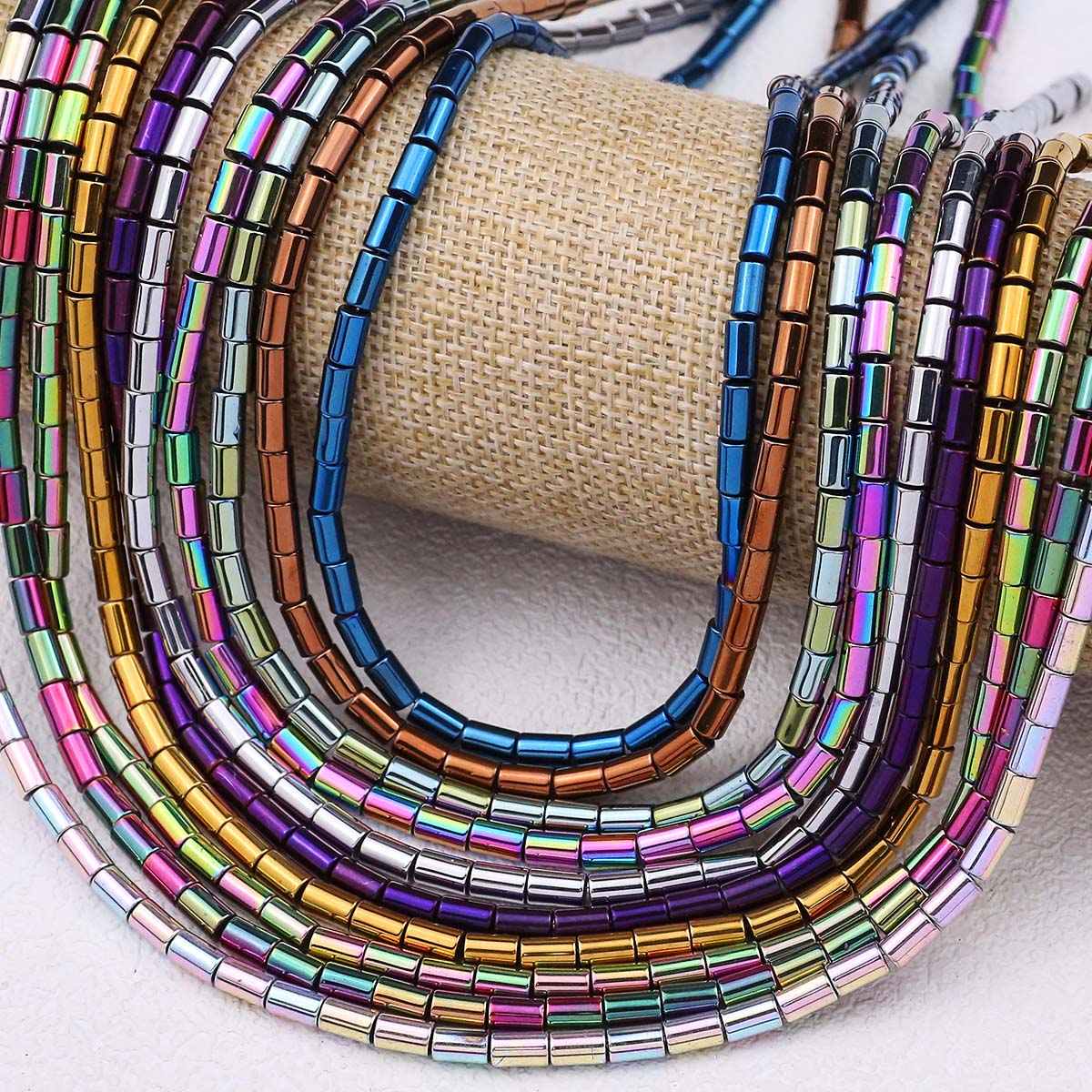 Golden Color Plated Straight T - огляд і ціна Seed Bead Tube