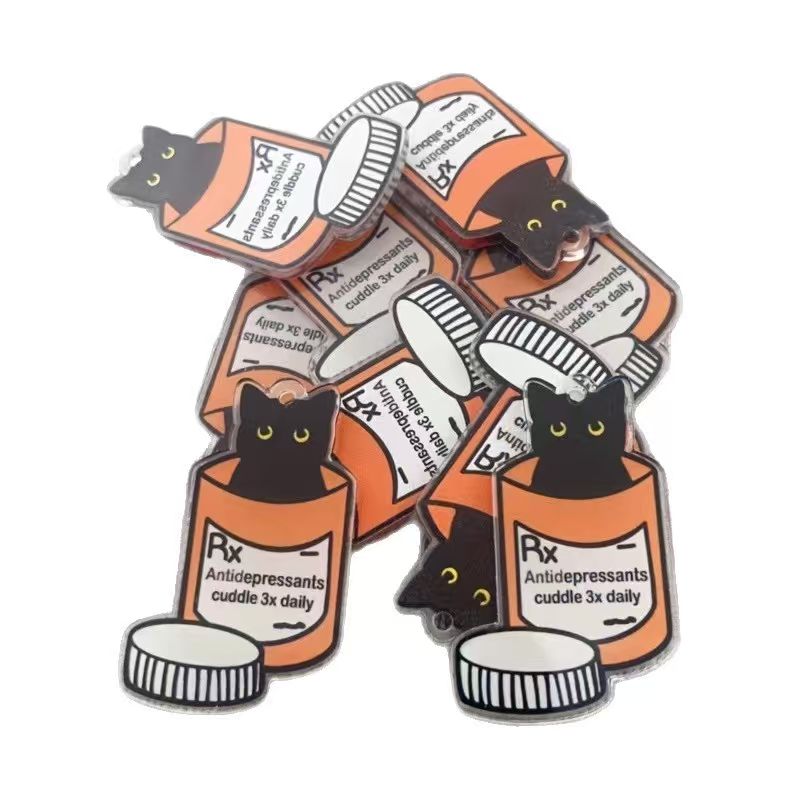 10pcs acrylic medicine cat pen - огляд і ціна Jewelry Making Earrings