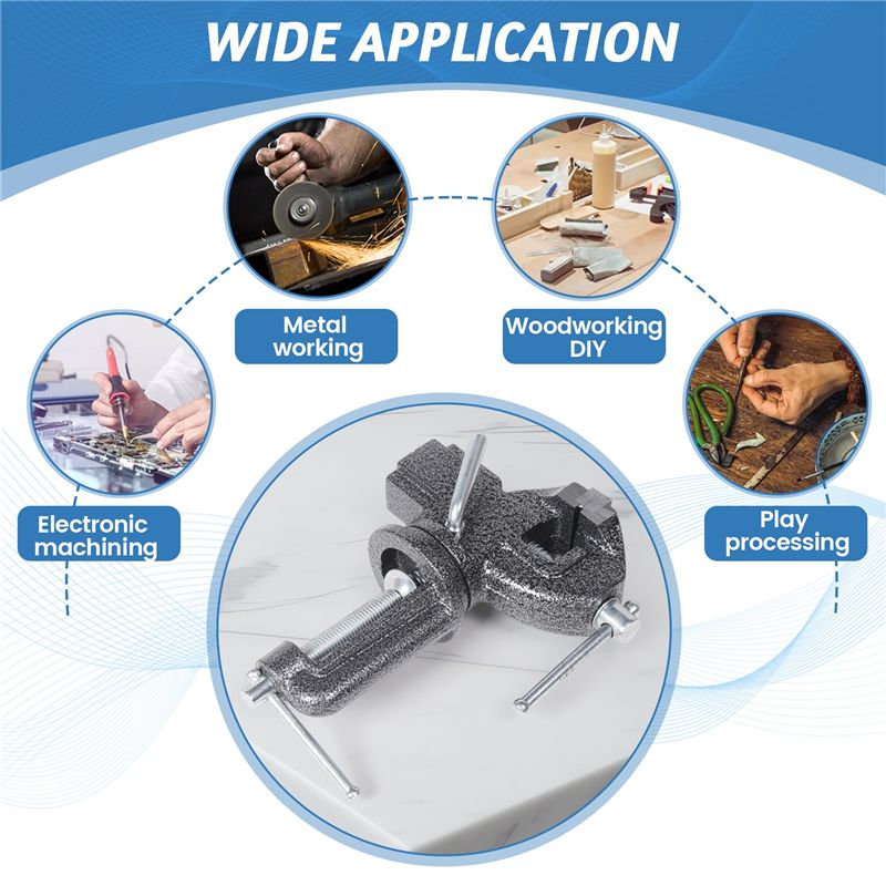 AC88-50Type Table Vise 360° Un - огляд і ціна Jewelry Making Vise
