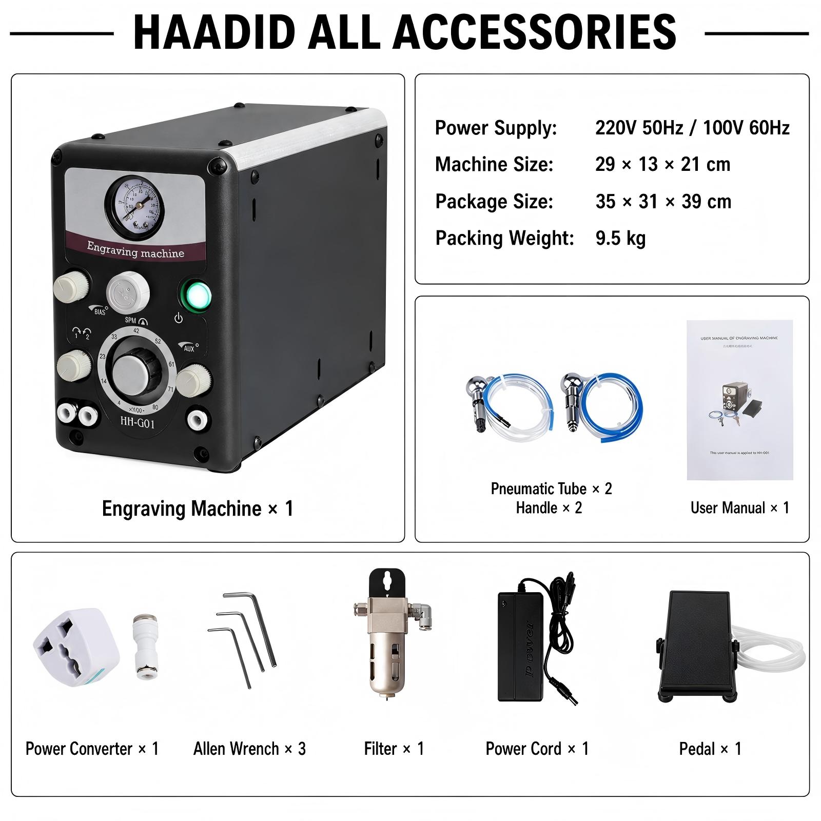 110V HH-G01 Pneumatic Engravin - огляд і ціна Jewelry Making Workshop