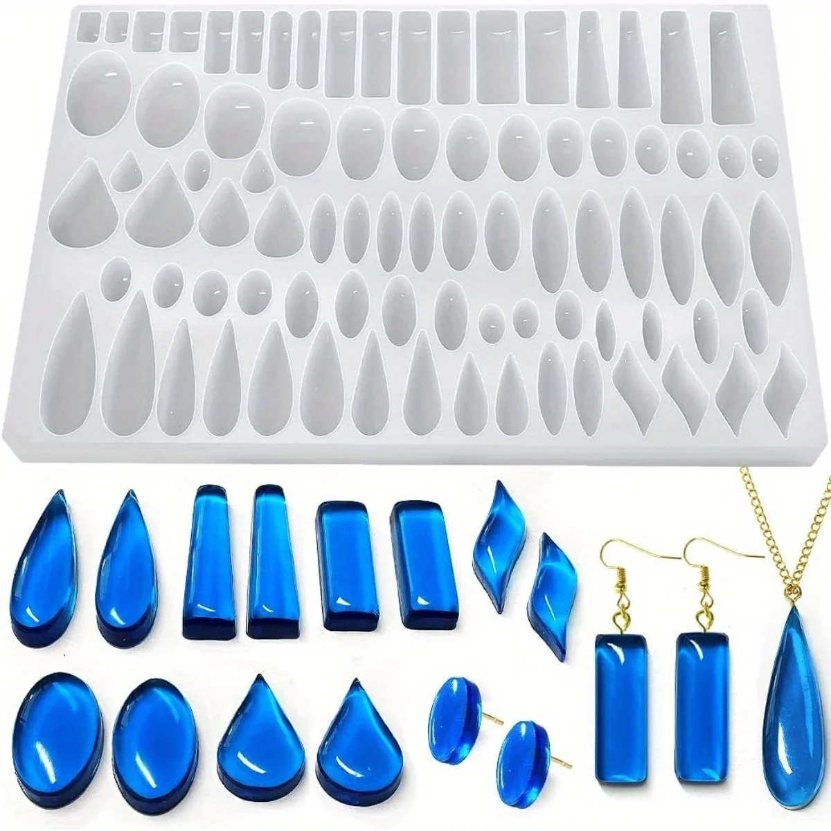 Stud Earrings Silicone Mold wi - огляд і ціна Jewelry Making Mold