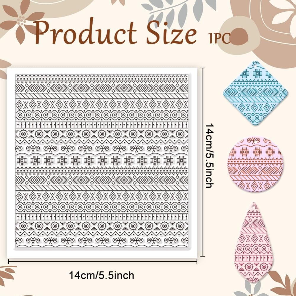 Textile Geometric Silicone Tex - огляд і ціна Jewelry Making Mold