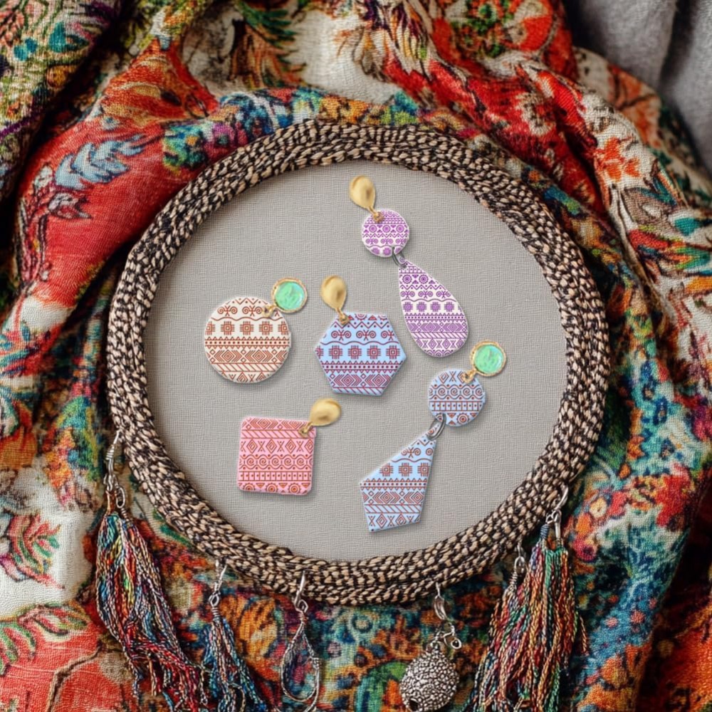 Textile Geometric Silicone Tex - огляд і ціна Jewelry Making Mold