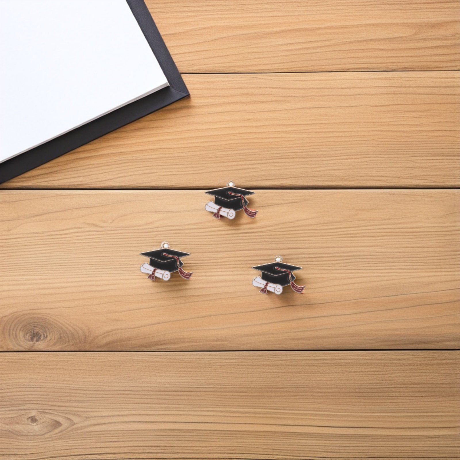 50Pcs Graduation Cap Charms Al - огляд і ціна Jewelry Making Diploma