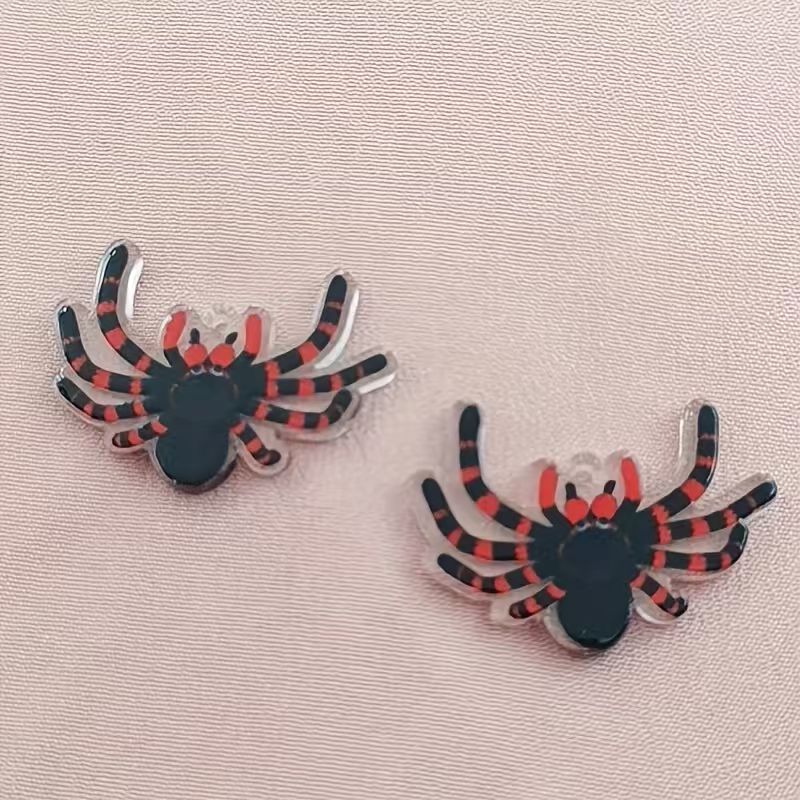 10pcs acrylic Halloween spider - огляд і ціна Jewelry Making Earrings