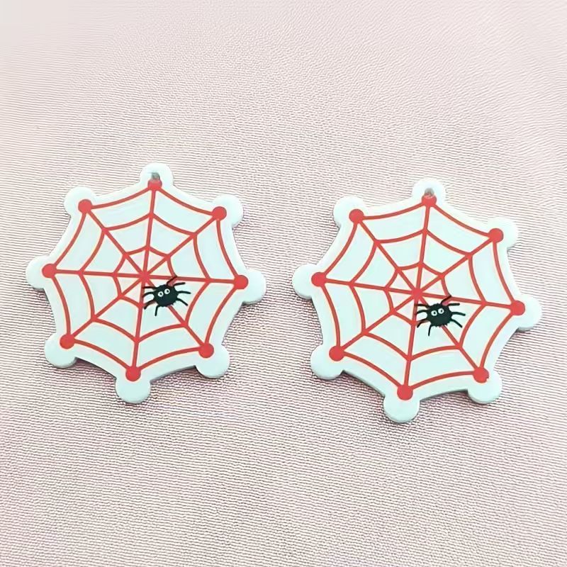 10pcs acrylic Halloween spider - огляд і ціна Jewelry Making Earrings