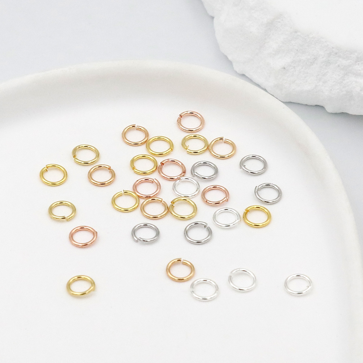 A Pack 925 Silver Open Jump Ri - огляд і ціна Jewelry Making Jump Rings