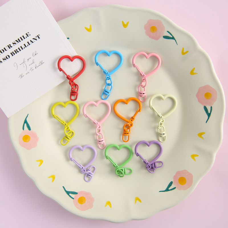 10Pcs Colorful Zinc Alloy Hear - огляд і ціна Jewelry Making Jump Rings