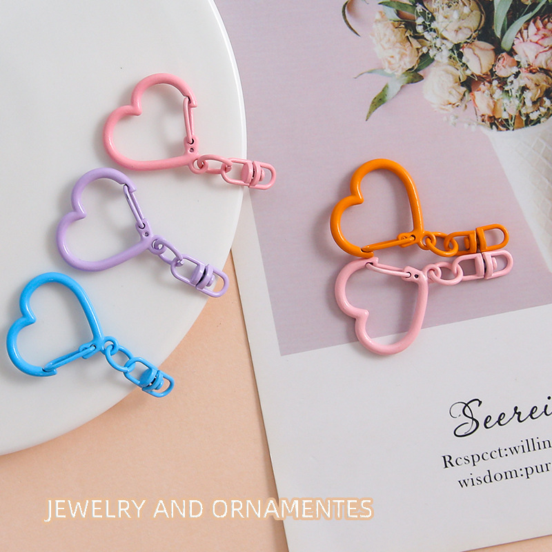 10Pcs Colorful Zinc Alloy Hear - огляд і ціна Jewelry Making Jump Rings