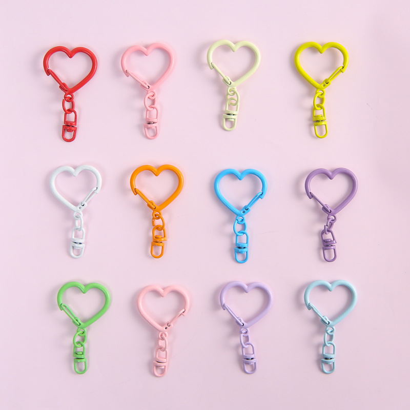 10Pcs Colorful Zinc Alloy Hear - огляд і ціна Jewelry Making Jump Rings