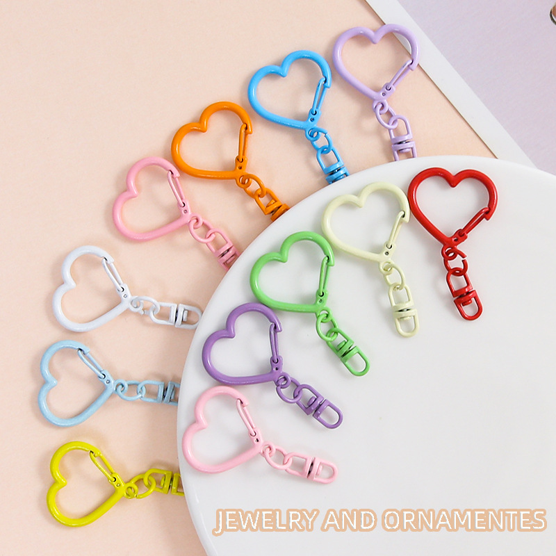 10Pcs Colorful Zinc Alloy Hear - огляд і ціна Jewelry Making Jump Rings