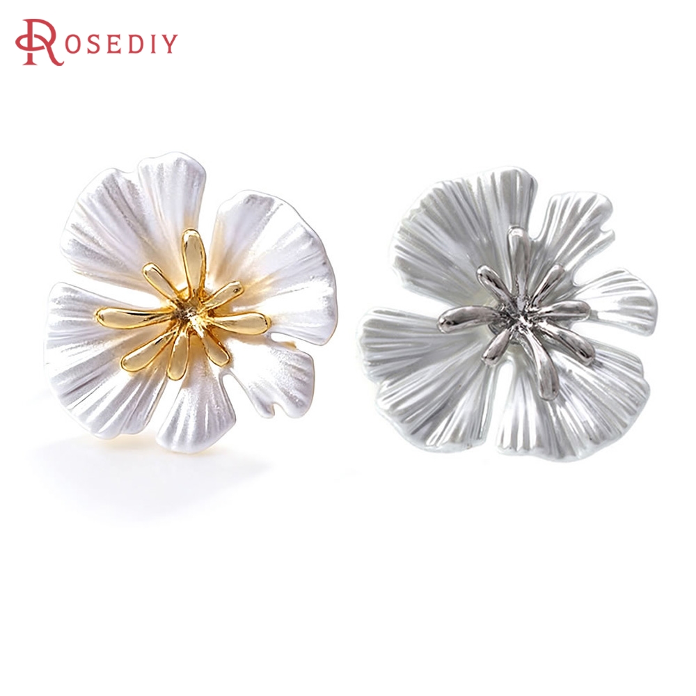 18K Gold Color Brass Flower St - огляд і ціна Jewelry Making Metal