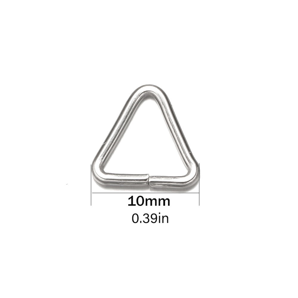 100pcs Stainless Steel Open Tr - огляд і ціна Jewelry Making Jump Rings