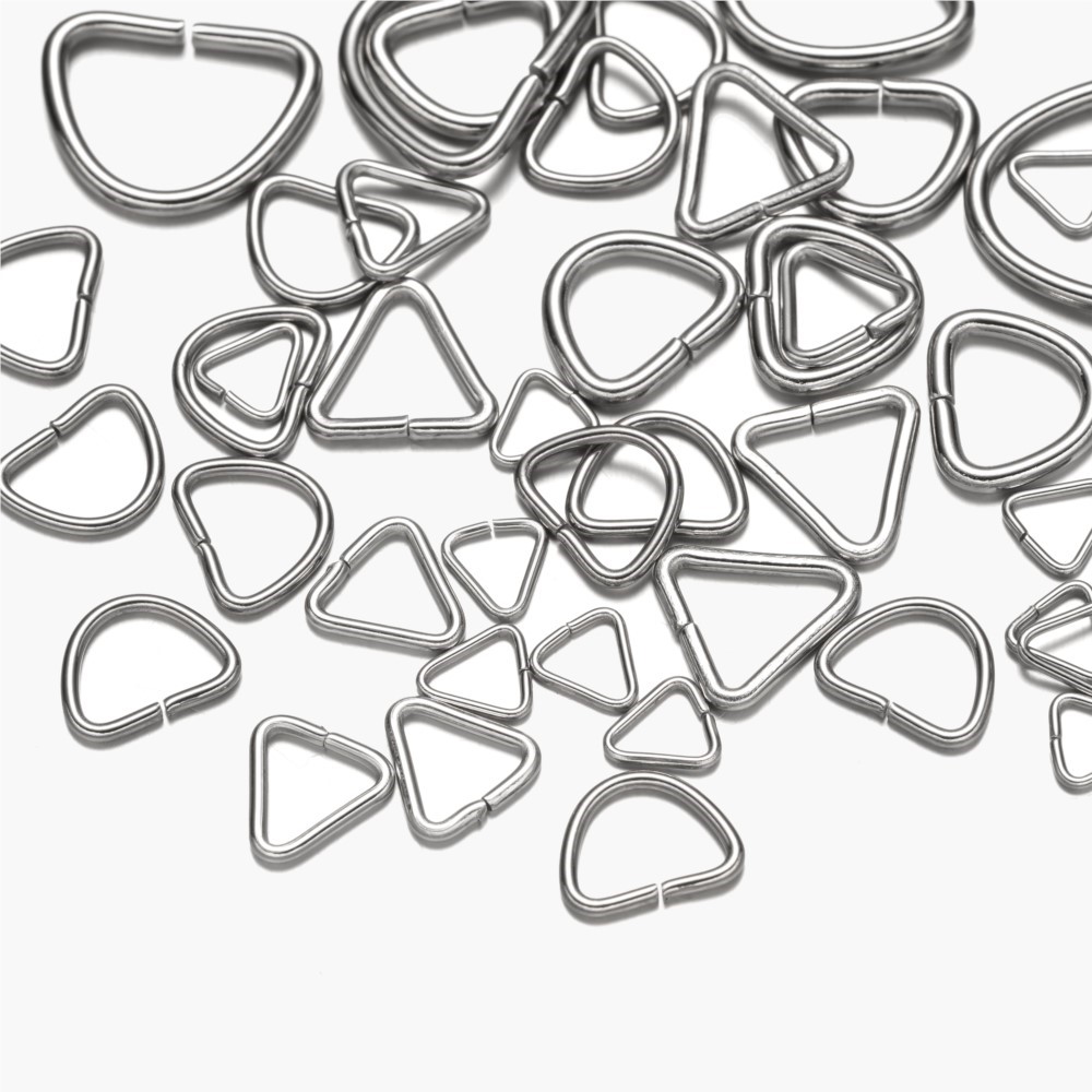 100pcs Stainless Steel Open Tr - огляд і ціна Jewelry Making Jump Rings