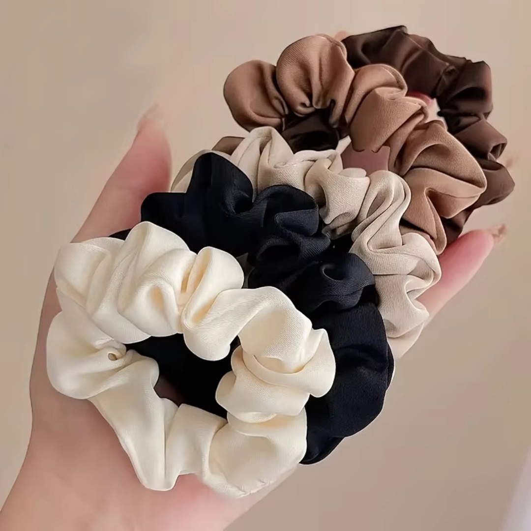 5PCS Satin Hair Scrunchie Exqu - огляд і ціна Jewelry Making Adults
