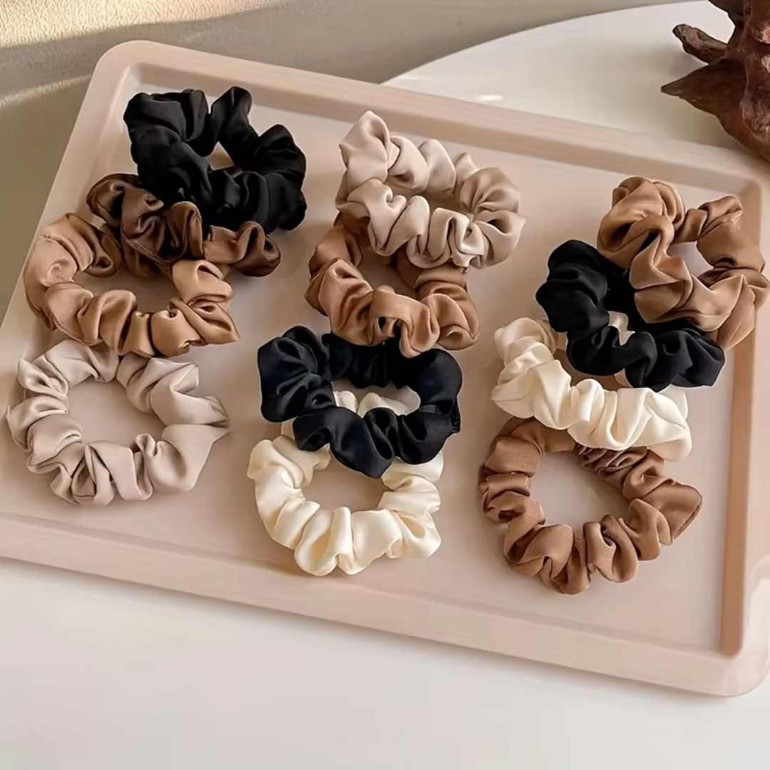 5PCS Satin Hair Scrunchie Exqu - огляд і ціна Jewelry Making Adults