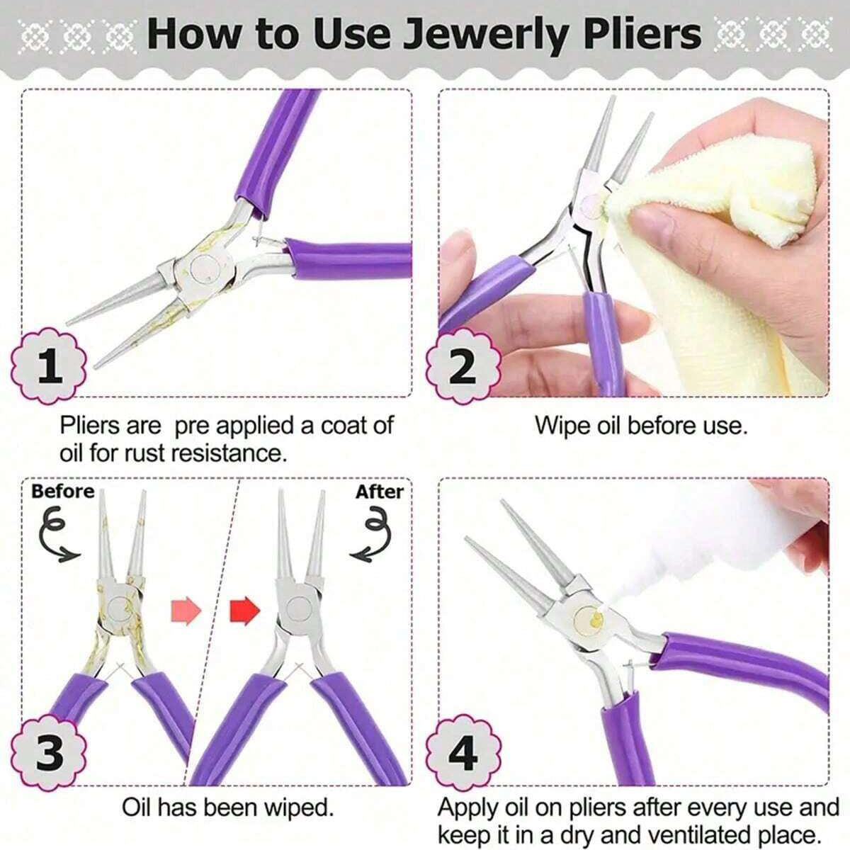 6/5/3pcs Jewelry Making Tools  - огляд і ціна Jewelry Plier Set