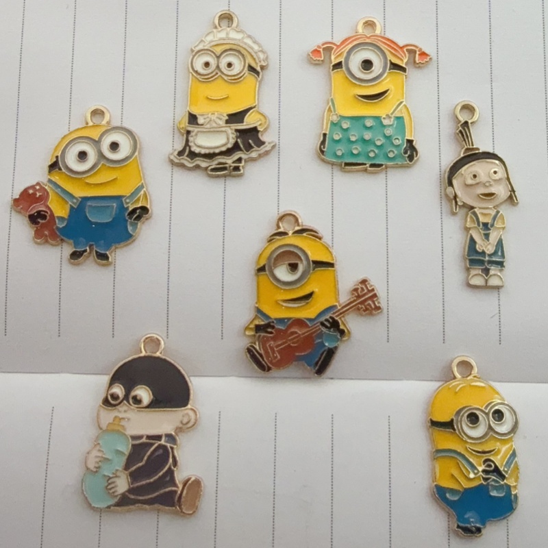 10pcs alloy drip oil cartoon p - огляд і ціна Jewelry Making Earrings