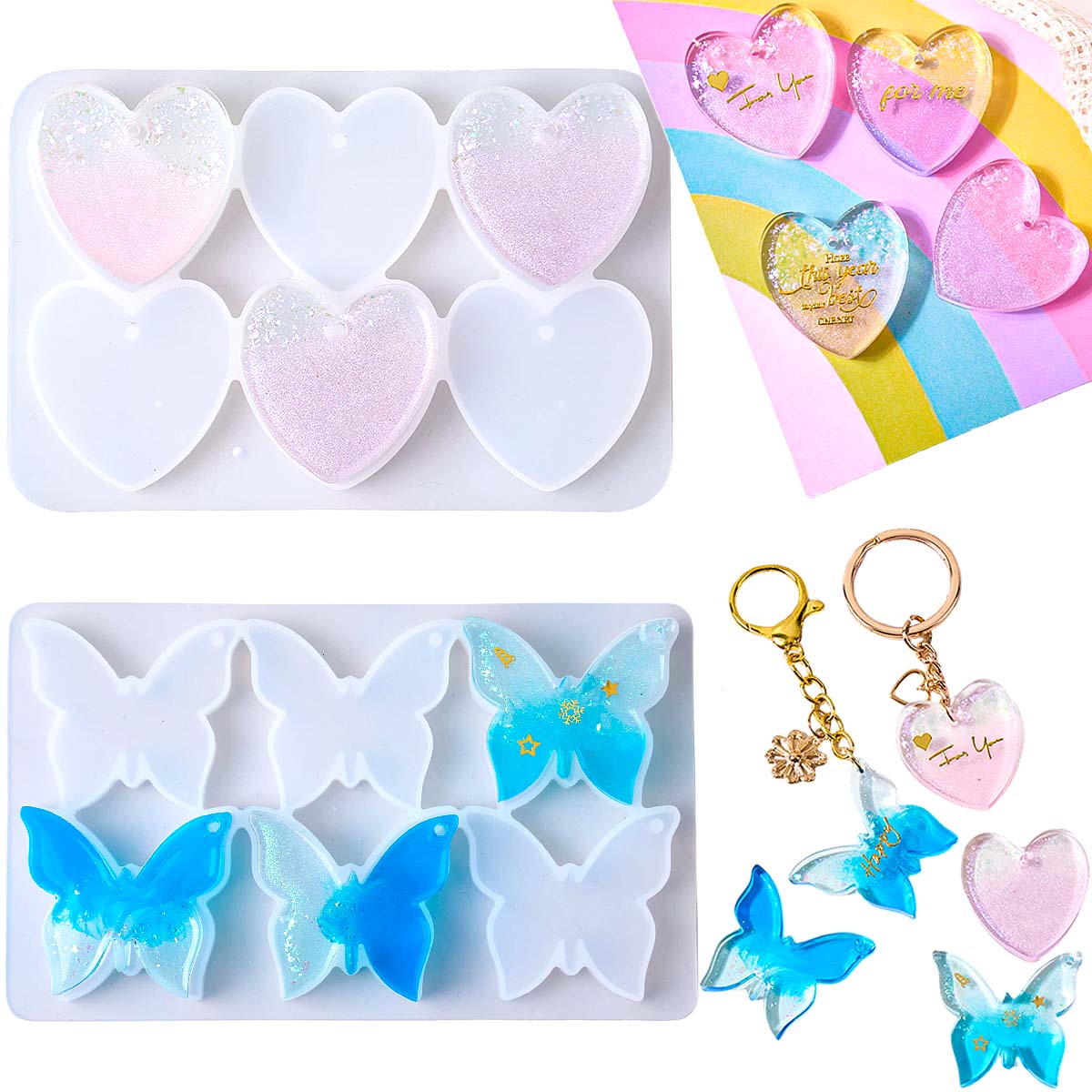Six-hole with Holes Earring Si - огляд і ціна Jewelry Making Mold