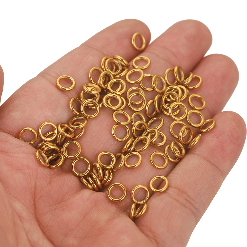 50pcs Stainless Steel Closed J - огляд і ціна Jewelry Making Jump Rings