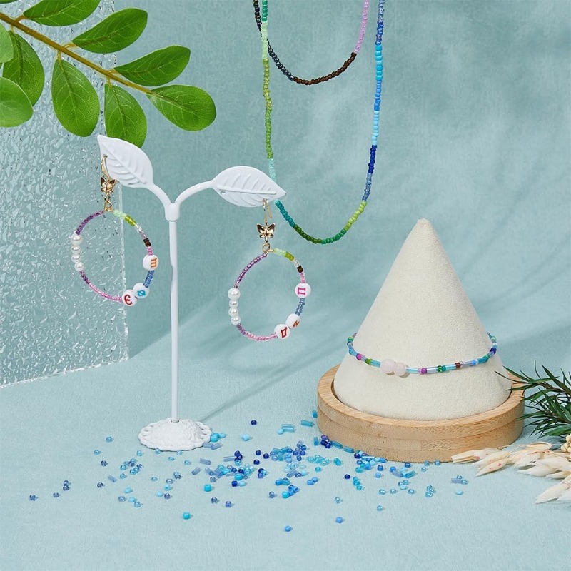 15000Pcs 15 Styles Blue Seed B - огляд і ціна Seed Bead Tube