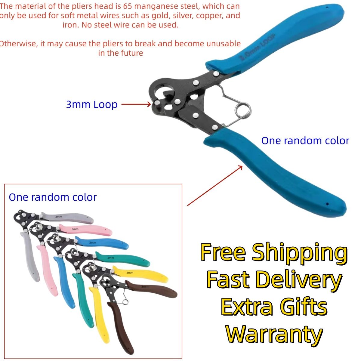 1.5mm Round Nose Wire Rolling  - огляд і ціна Jewelry Plier Set