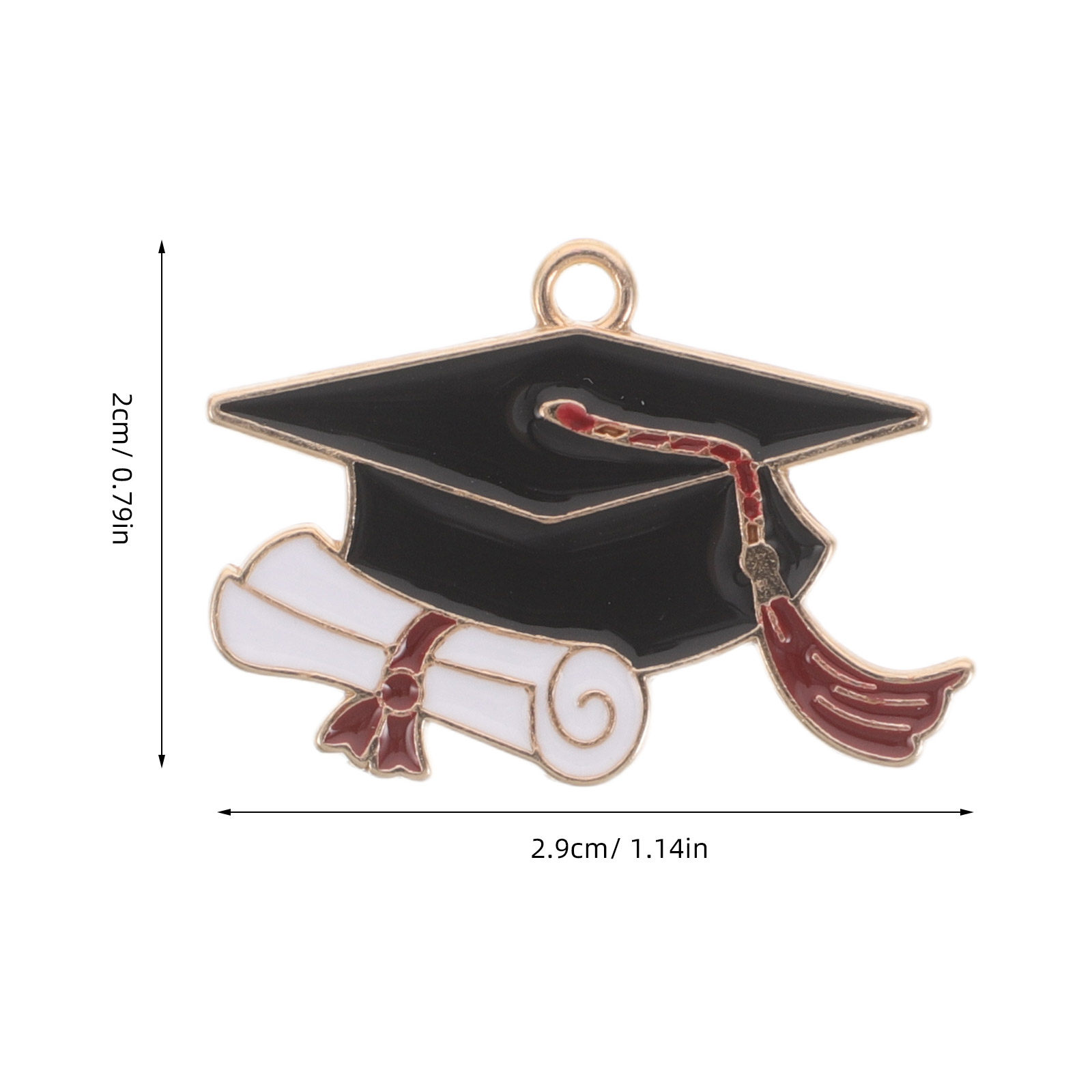 50Pcs Alloy Graduation Cap Pen - огляд і ціна Jewelry Making Diploma