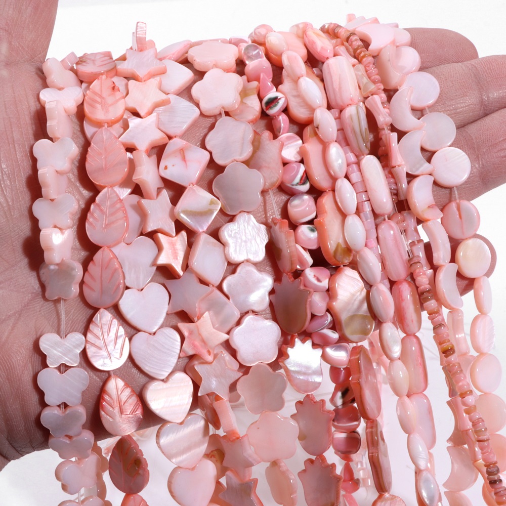 Pink Mother of Pearl Shell Bea - огляд і ціна Seed Bead Tube