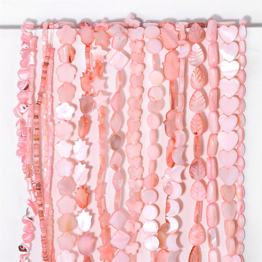 Pink Mother of Pearl Shell Bea - огляд і ціна Seed Bead Tube