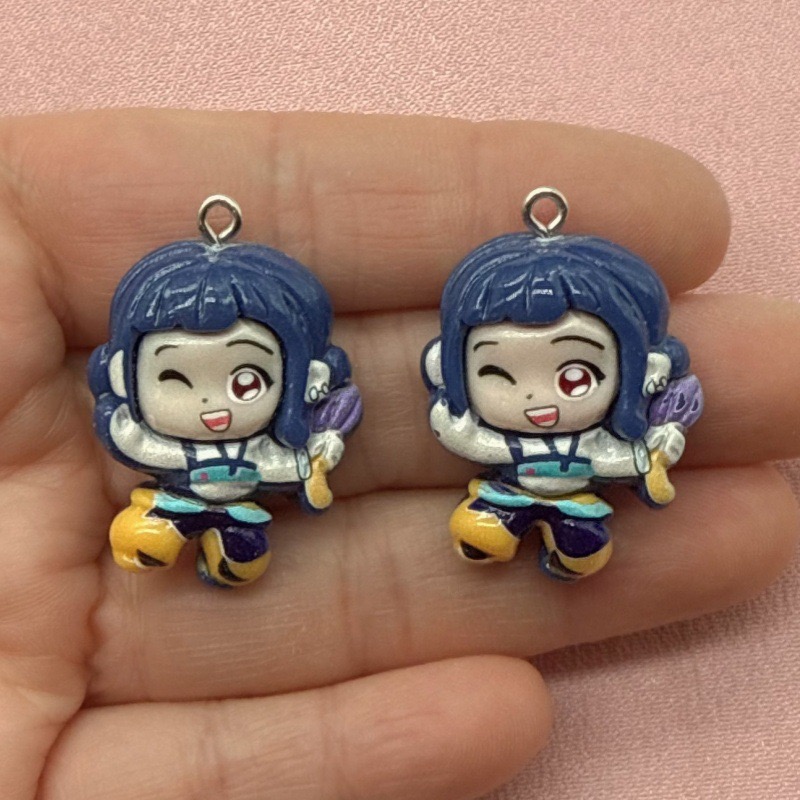 10pcs resin cartoon pendant, D - огляд і ціна Jewelry Making Earrings