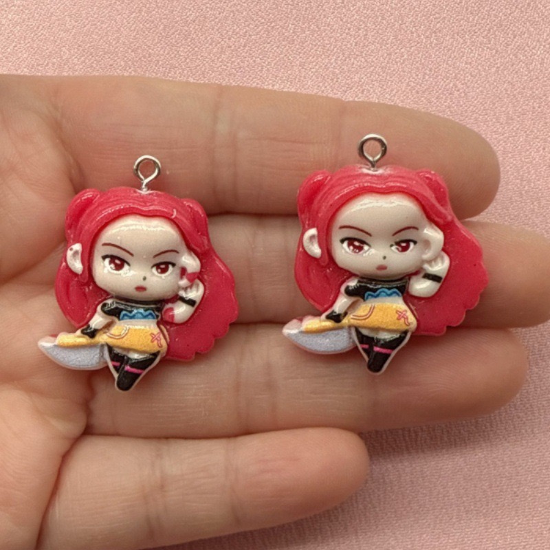 10pcs resin cartoon pendant, D - огляд і ціна Jewelry Making Earrings