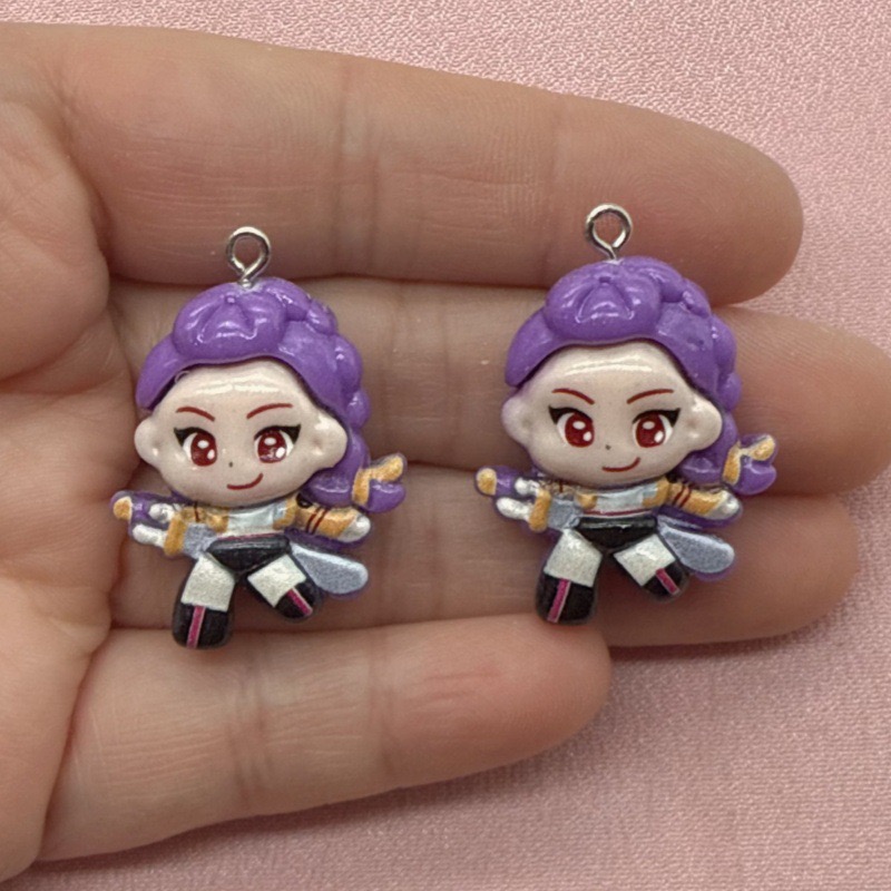 10pcs resin cartoon pendant, D - огляд і ціна Jewelry Making Earrings