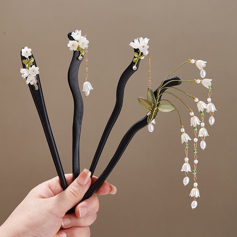 Wooden Flower Hairpin Vintage  - огляд і ціна Jewelry Making Adults