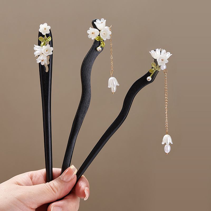 Wooden Flower Hairpin Vintage  - огляд і ціна Jewelry Making Adults