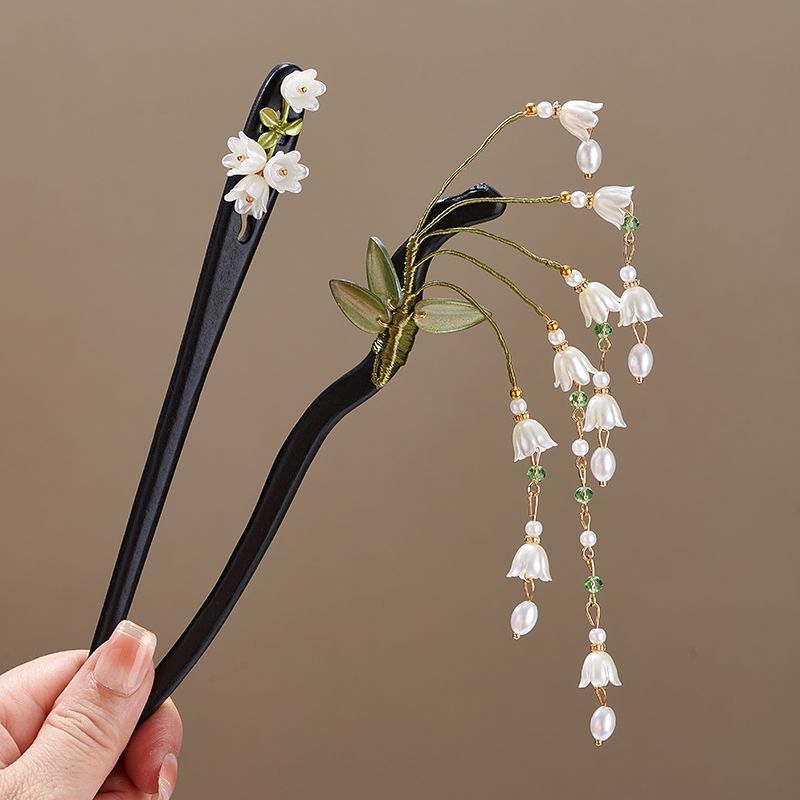 Wooden Flower Hairpin Vintage  - огляд і ціна Jewelry Making Adults