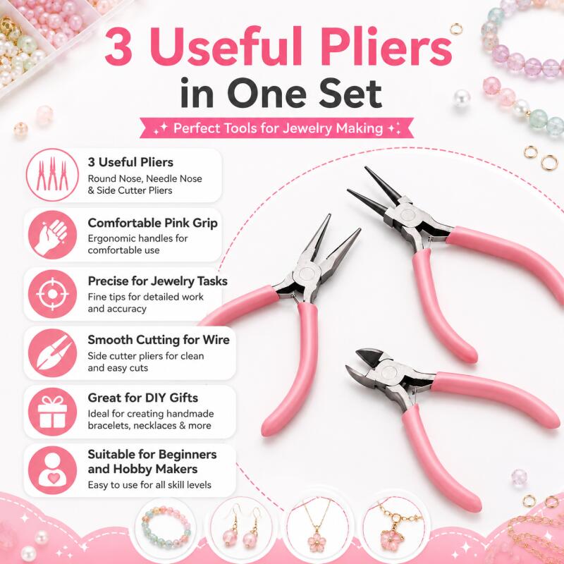 1pcs/set DIY Hand Tool Pliers  - огляд і ціна Jewelry Plier Set