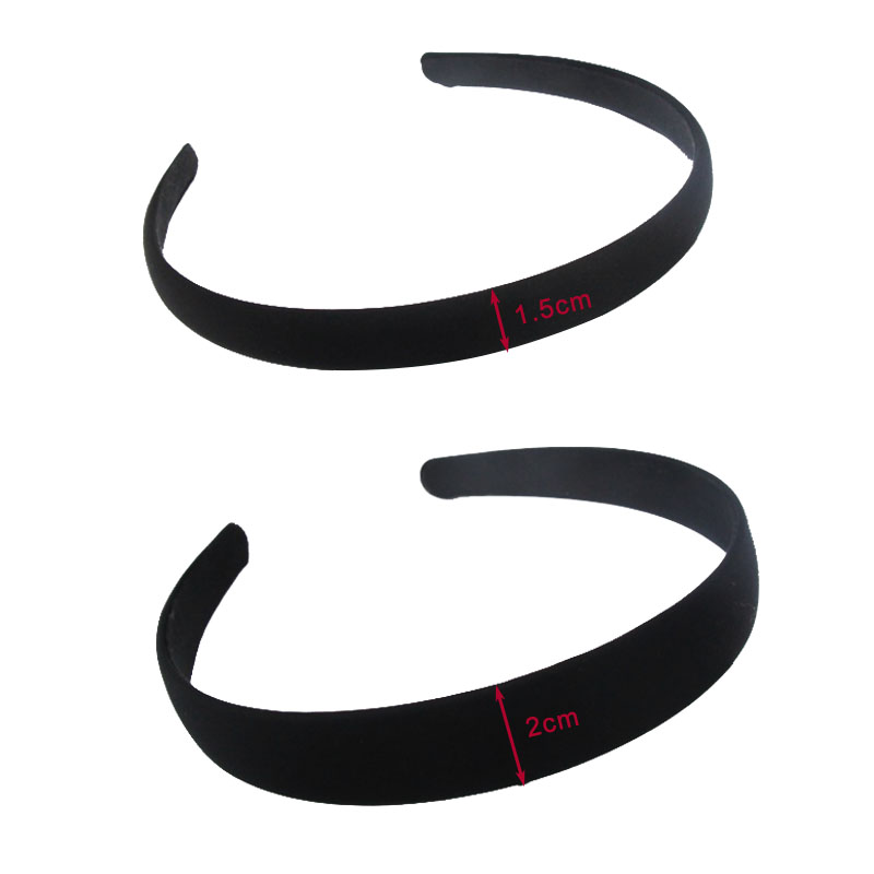 4pcs Black simple wide hair ba - огляд і ціна Jewelry Making Adults