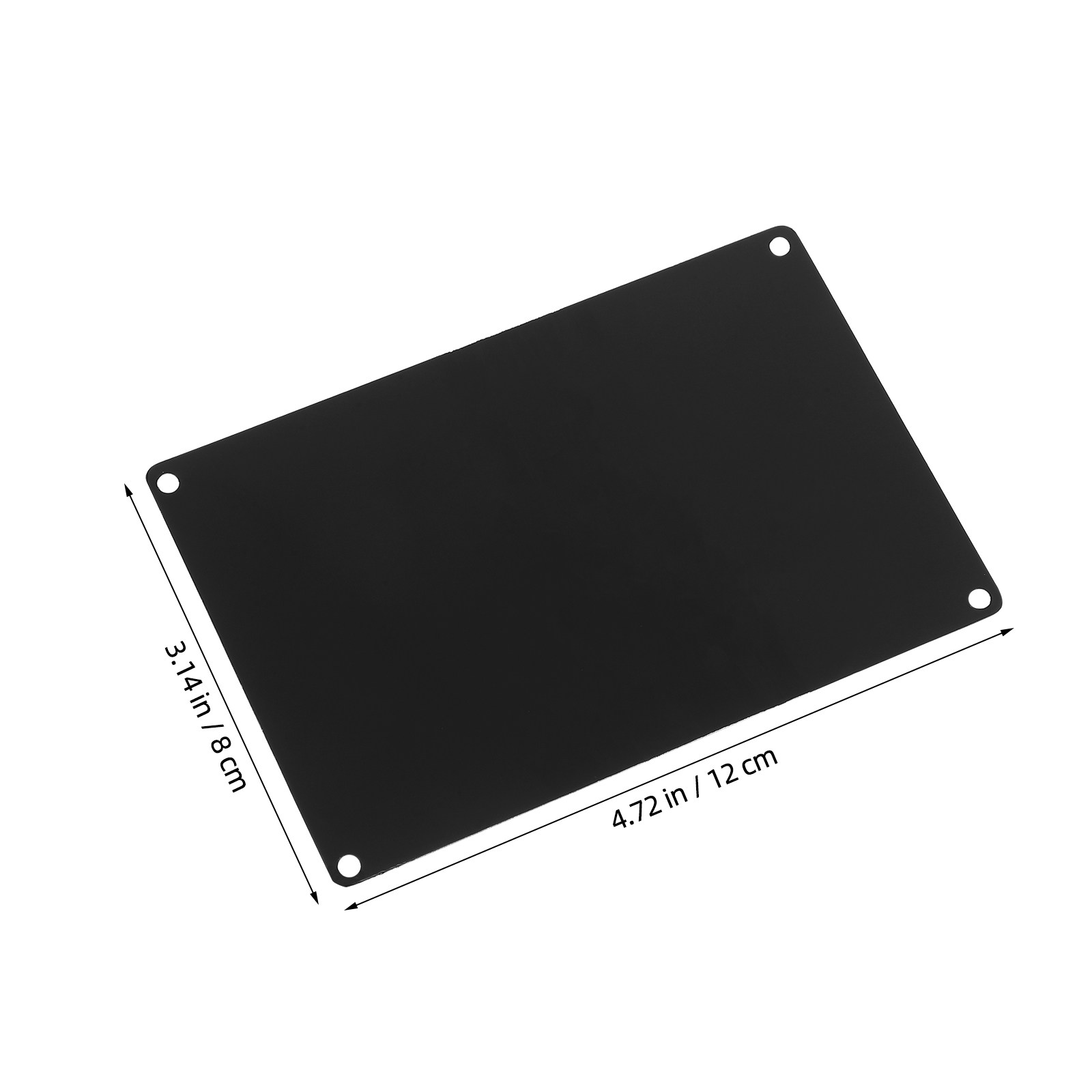 10Pcs Aluminum Alloy Black Rec - огляд і ціна Jewelry Making Metal