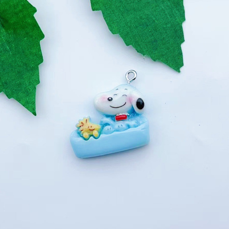 12pcs resin cartoon dog pendan - огляд і ціна Jewelry Making Earrings