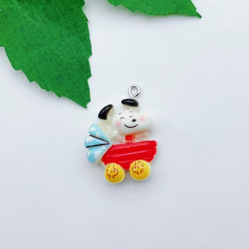 12pcs resin cartoon dog pendan - огляд і ціна Jewelry Making Earrings